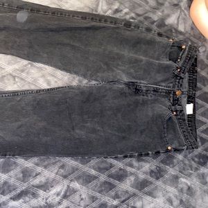 black washed out jordache jeans